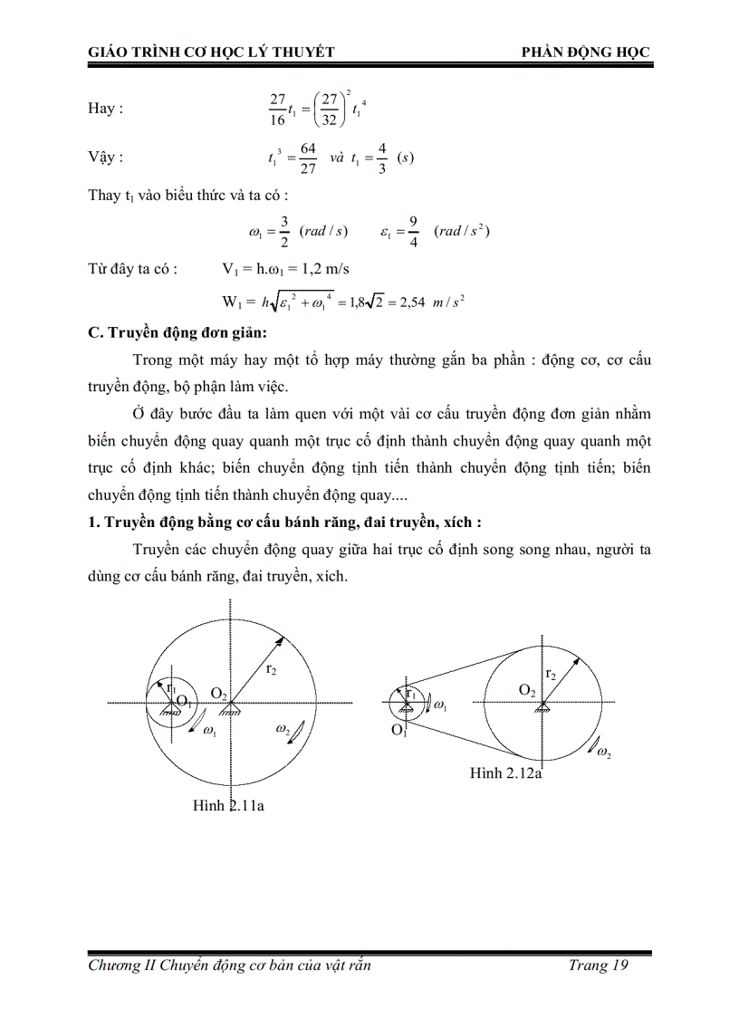 image for page 3 bộ giáo trình Cơ học lý thuyết