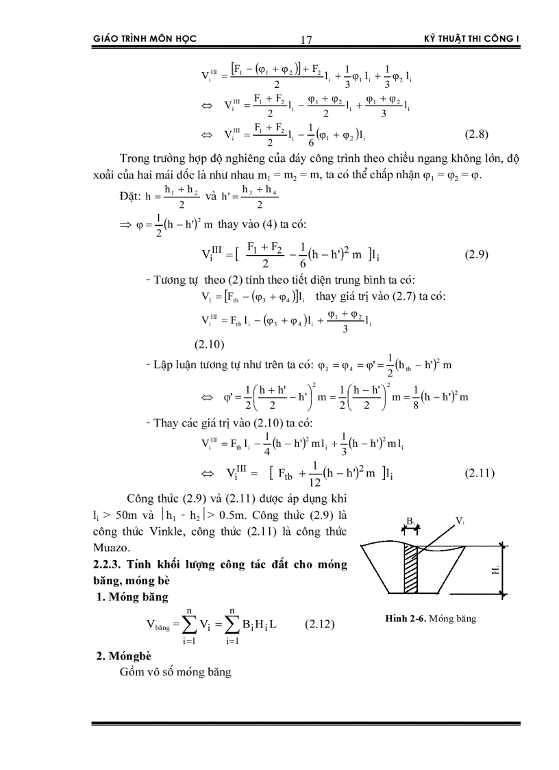 image for page Giáo trình môn kĩ thuật thi công 1 của lê khánh toàn