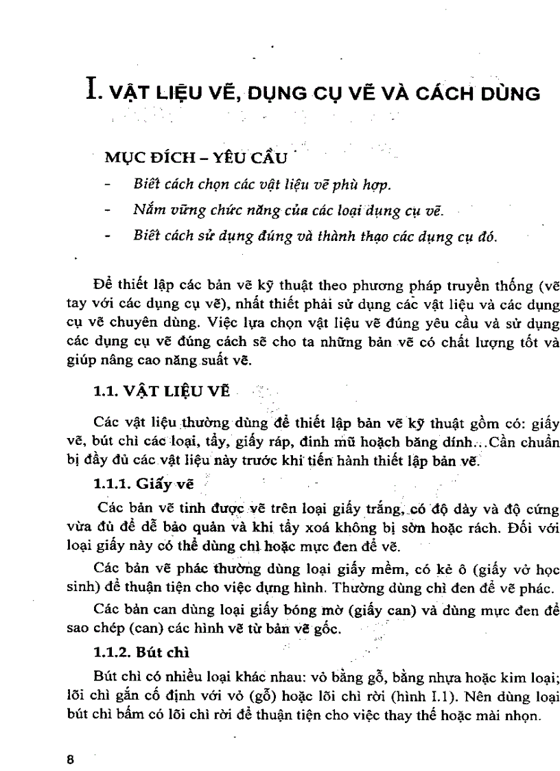 image for page Giáo trình vẽ kỹ thuật dân dụng của nguyễn quang cự nguyễn mạnh dũng