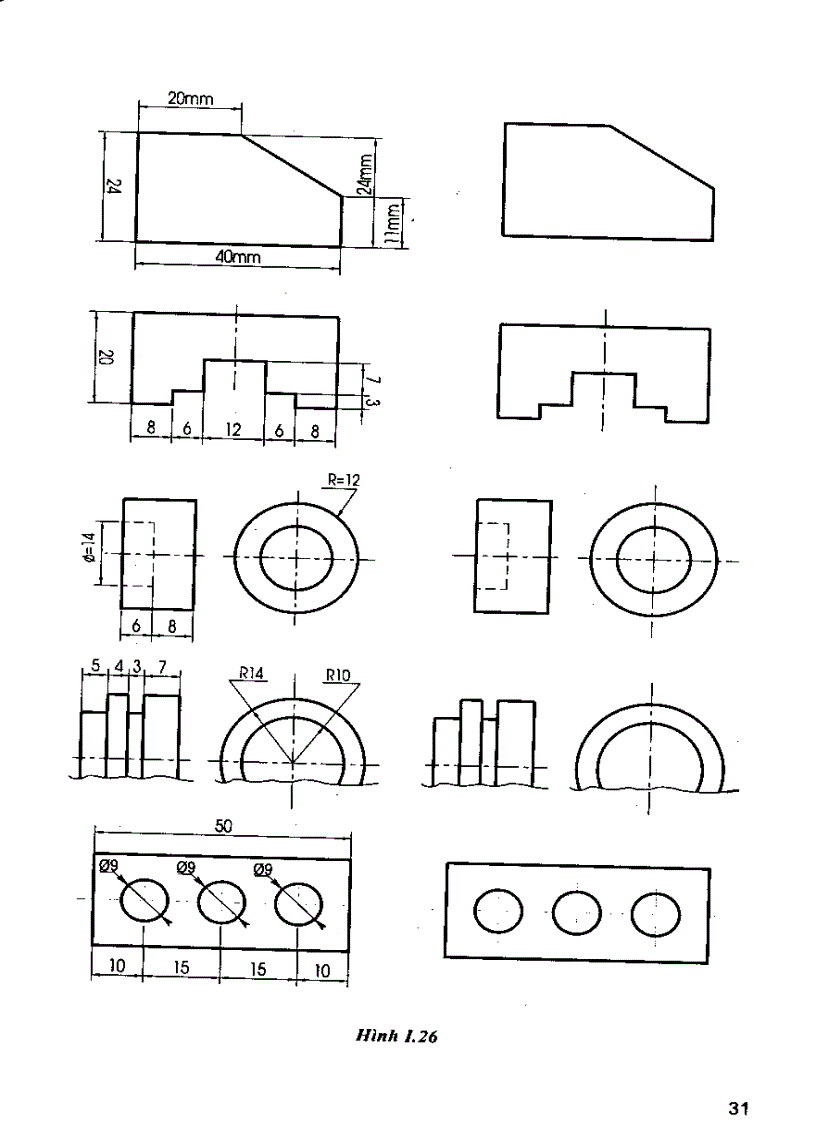 image for page Giáo trình vẽ kỹ thuật dân dụng của nguyễn quang cự nguyễn mạnh dũng