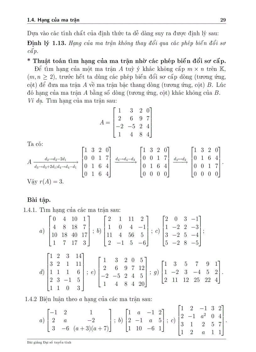 image for page Đại số tuyến tính