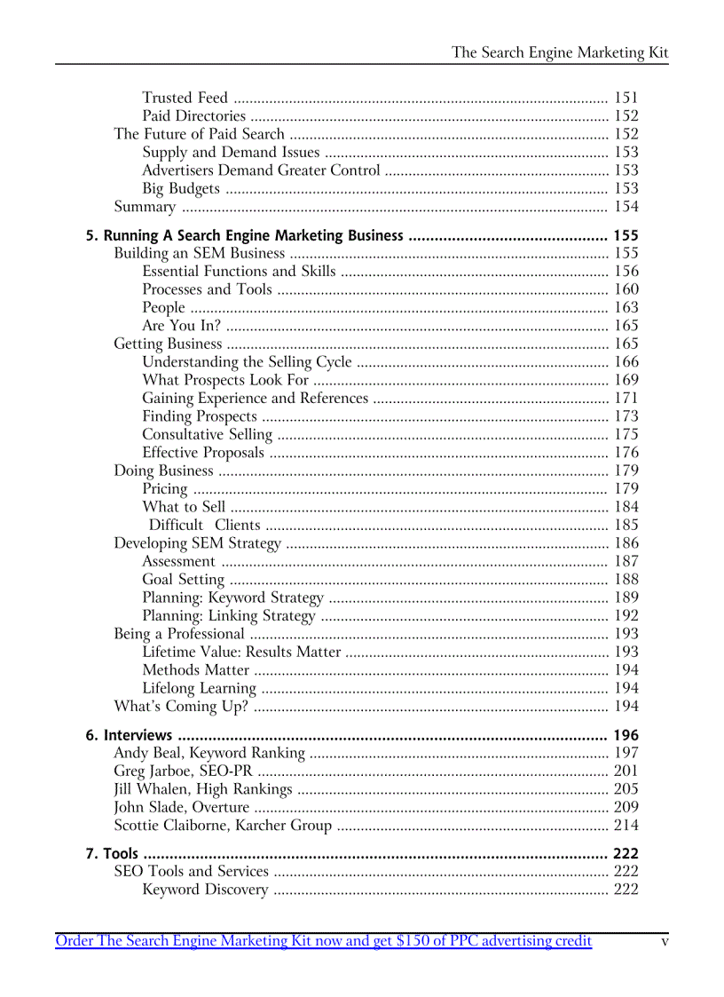 image for page The Search Engine Marketing Kit