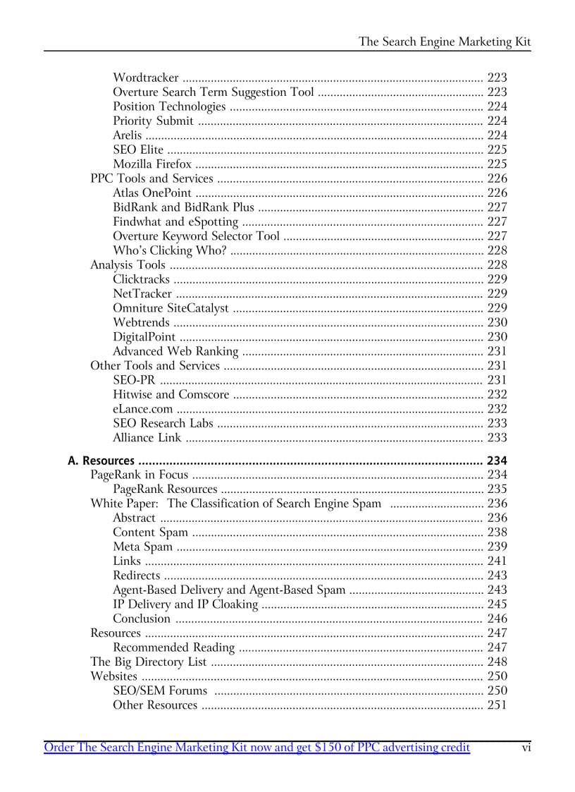 image for page The Search Engine Marketing Kit