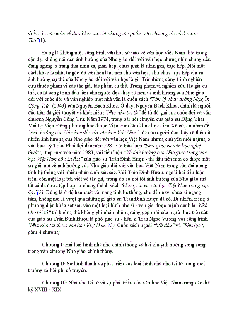 image for page Ảnh hưởng của nho giáo đối với nền văn học việt nam thời trung cận đại GS Nguyễn Đình Chú