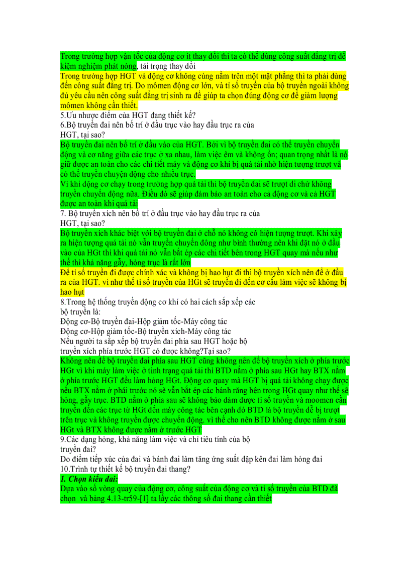 image for page Tổng hợp câu hỏi và gợi ý trả lời bảo vệ đồ án thiết kế máy