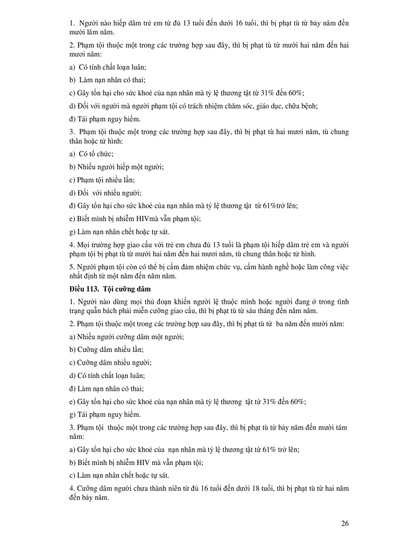 image for page Toàn văn Bộ luật Hình sự Đã được chỉnh sửa bổ sung bởi Luật số 37 2009 QH10 và các văn bản hướng dẫn liên quan