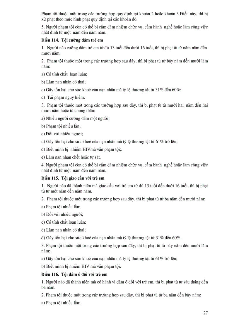 image for page Toàn văn Bộ luật Hình sự Đã được chỉnh sửa bổ sung bởi Luật số 37 2009 QH10 và các văn bản hướng dẫn liên quan