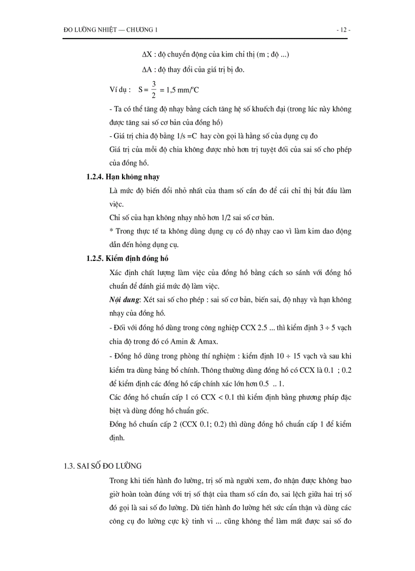 image for page Đo lường nhiệt Giáo trình Slide Đề thi tham khảo GSTS Hoàng Dương Hùng 1