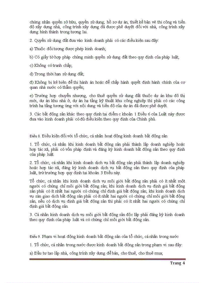 image for page Luật Nghị định về Kinh doanh BĐS