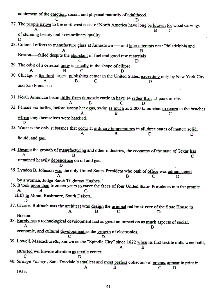 image for page Đề thi toefl năm 2000