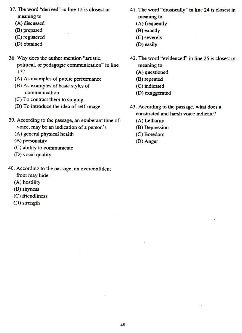 image for page Đề thi toefl năm 2000