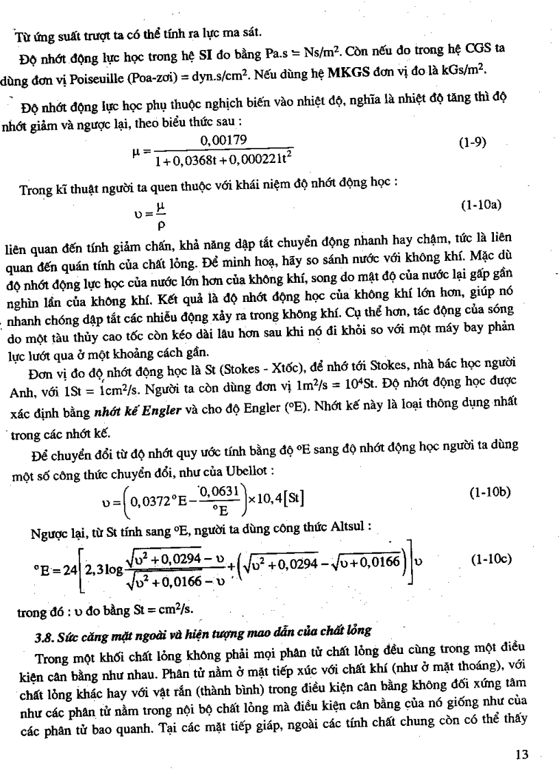 image for page Thủy lực đại cương GS TSKH Trần Văn Đắc Sách scan