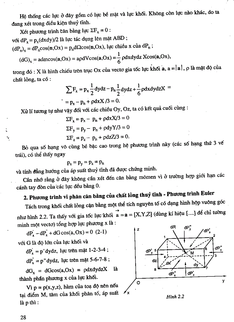image for page Thủy lực đại cương GS TSKH Trần Văn Đắc Sách scan