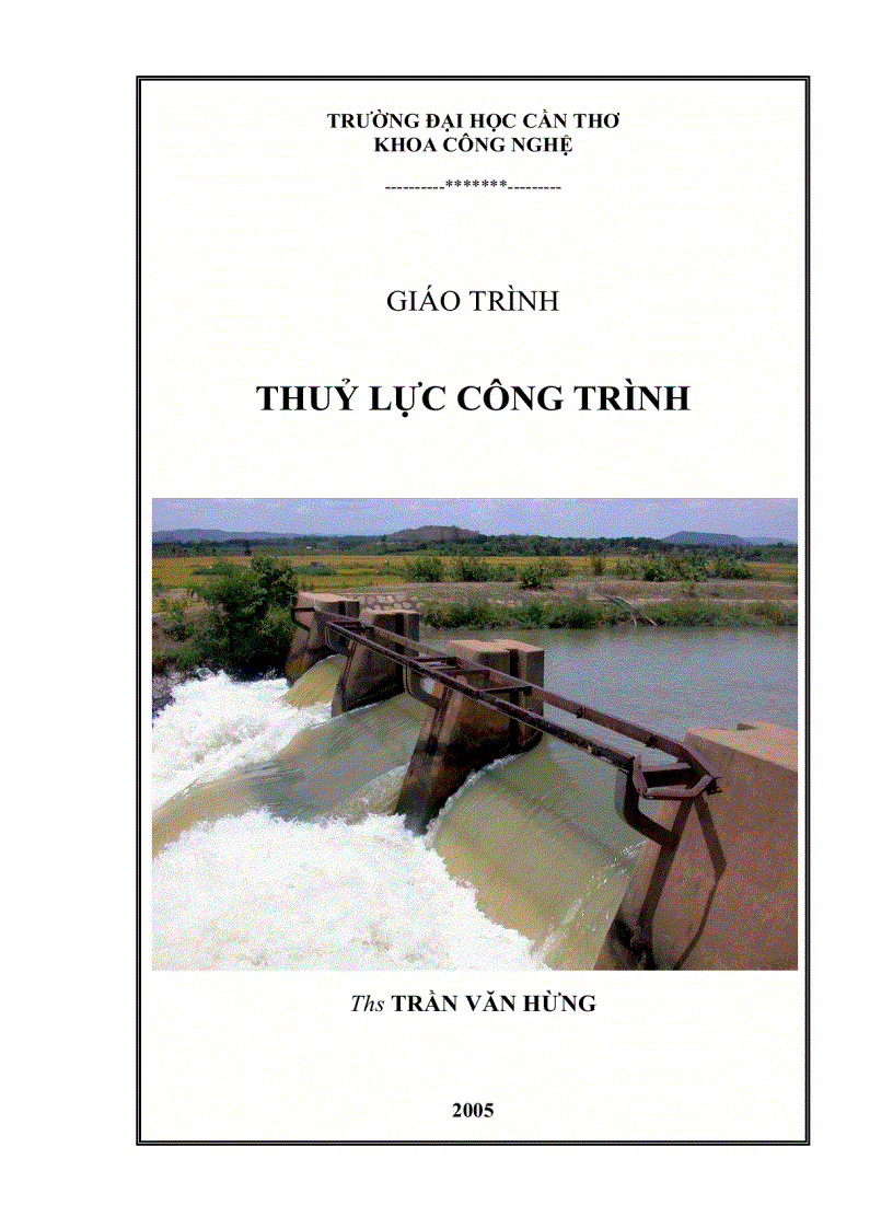 image for page Giáo trình thủy lực công trình