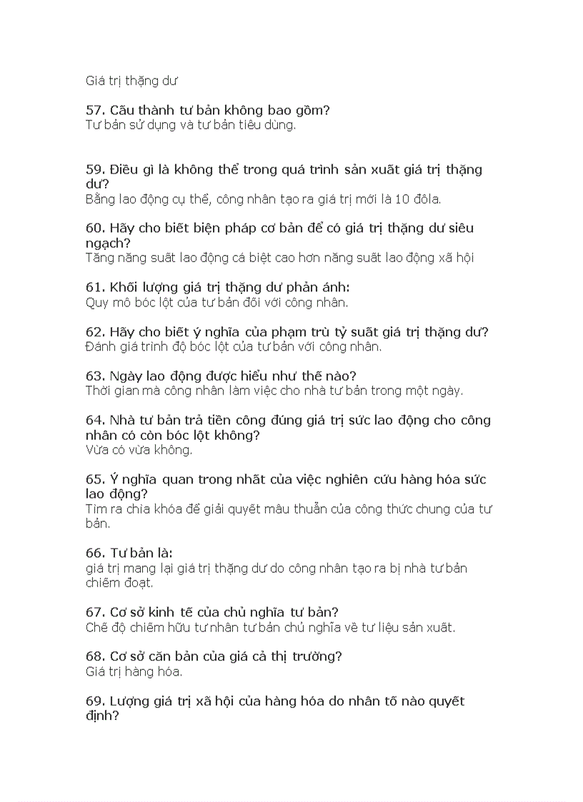 image for page Câu hỏi ôn tập trắc nghiệm kinh tế chính trị