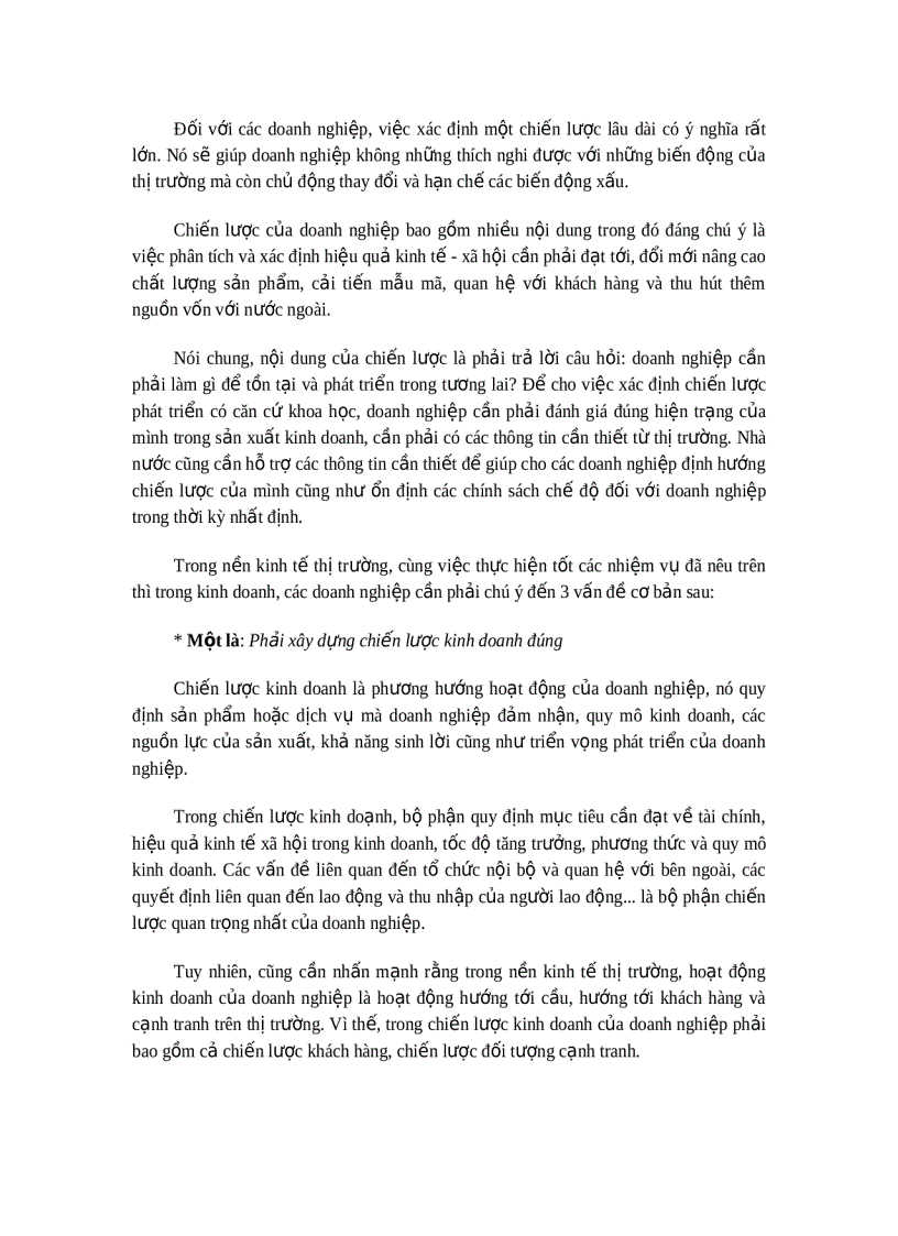 image for page Chiến lược kinh doanh của các doanh nghiệp