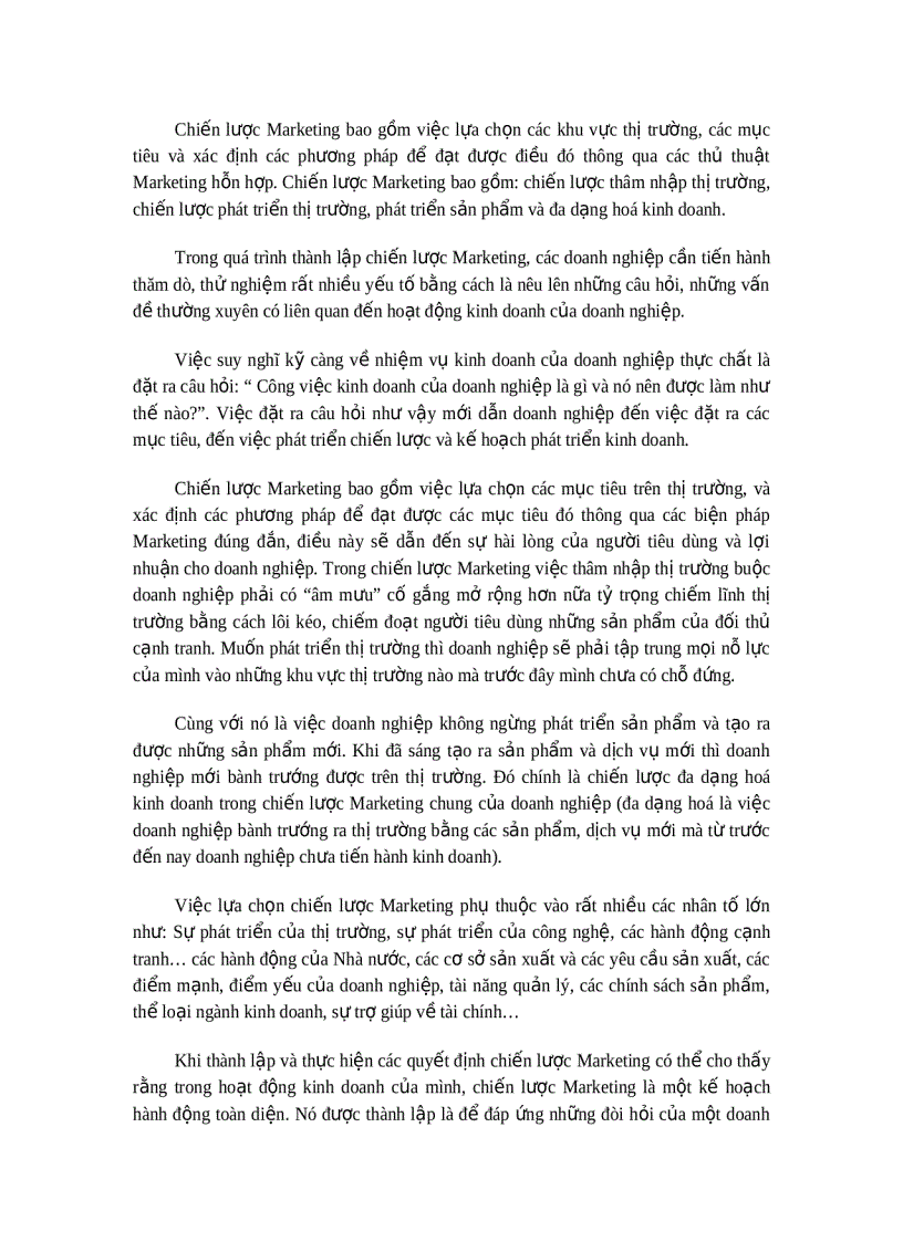 image for page Chiến lược kinh doanh của các doanh nghiệp