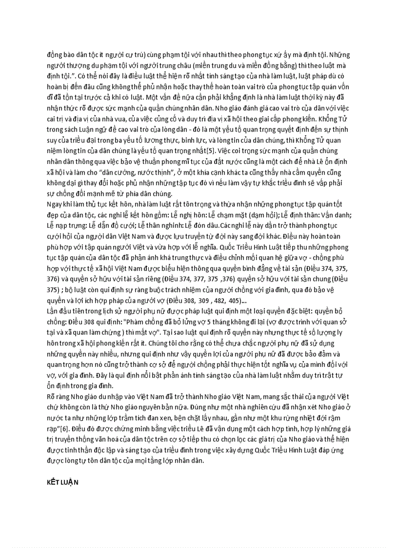 image for page Tích cực của nho giáo trong Luật Hồng Đức