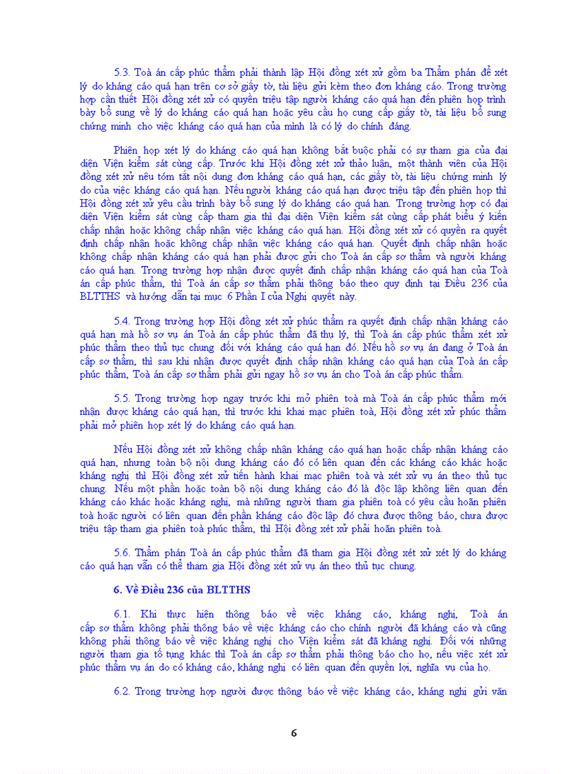 image for page Nghị quyết hướng dẫn một số quy định trong Phần thứ tư Xét xử phúc thẩm của Bộ luật Tố tụng hình sự