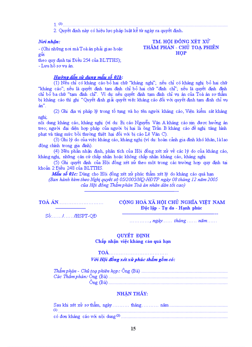 image for page Nghị quyết hướng dẫn một số quy định trong Phần thứ tư Xét xử phúc thẩm của Bộ luật Tố tụng hình sự