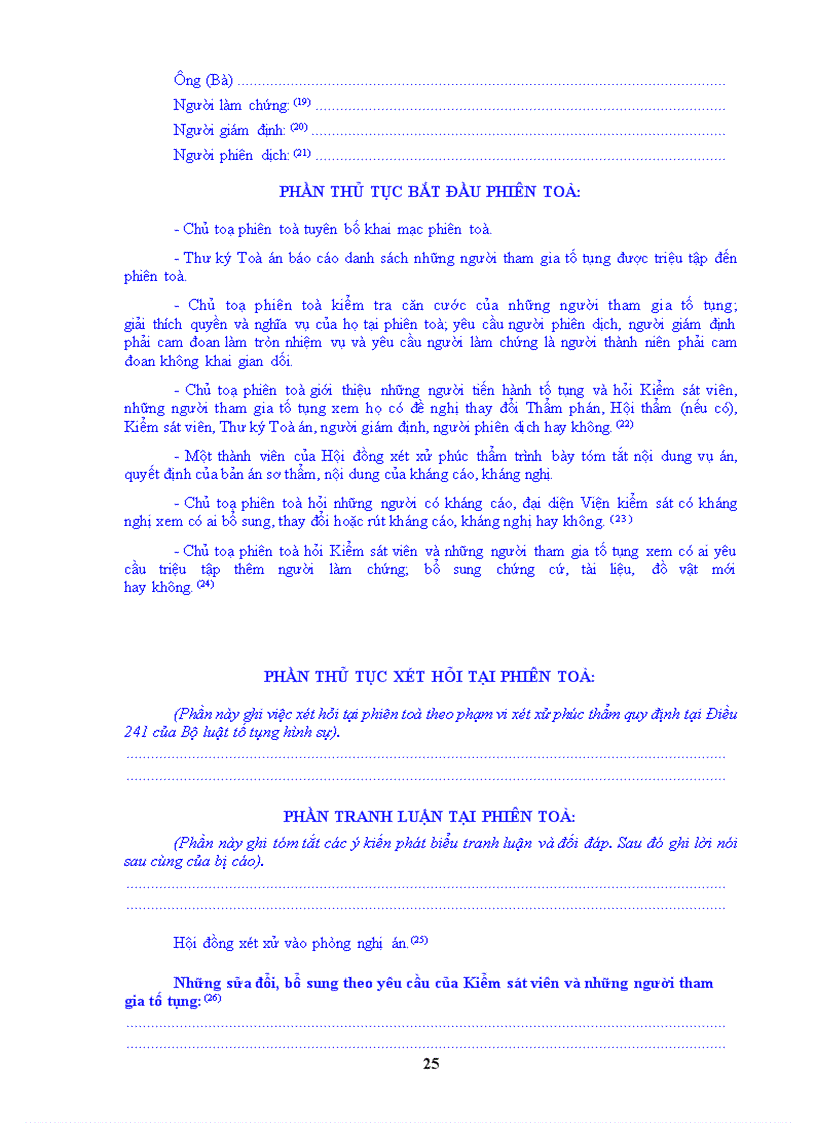 image for page Nghị quyết hướng dẫn một số quy định trong Phần thứ tư Xét xử phúc thẩm của Bộ luật Tố tụng hình sự