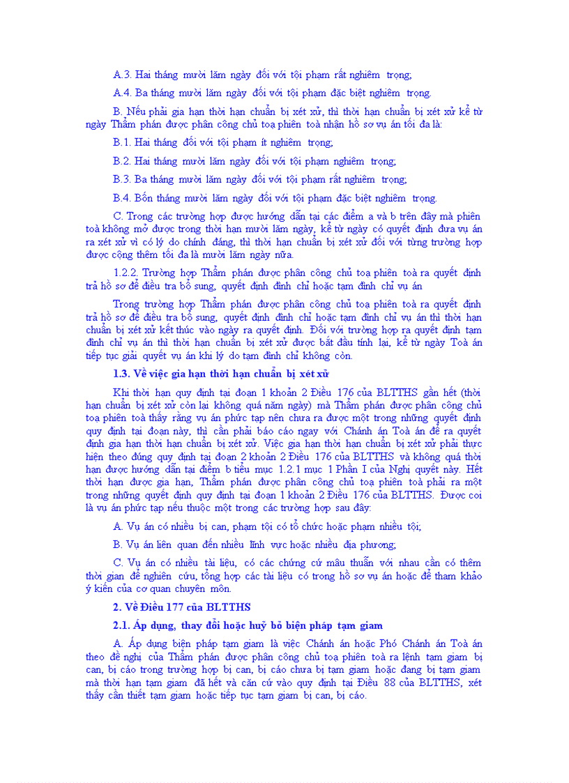 image for page Nghị quyết hướng dẫn thi hành một số quy định trong Phần thứ ba Xét xử sơ thẩm của Bộ luật Tố tụng hình sự năm 2003
