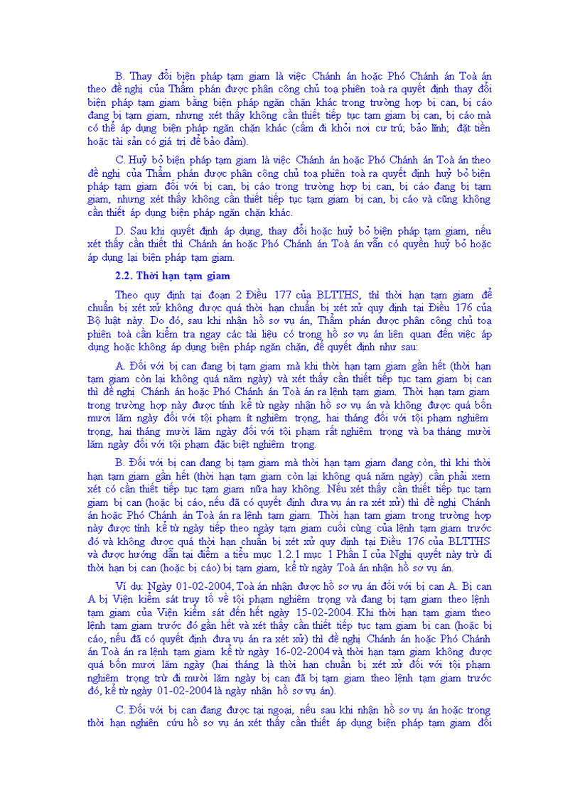 image for page Nghị quyết hướng dẫn thi hành một số quy định trong Phần thứ ba Xét xử sơ thẩm của Bộ luật Tố tụng hình sự năm 2003