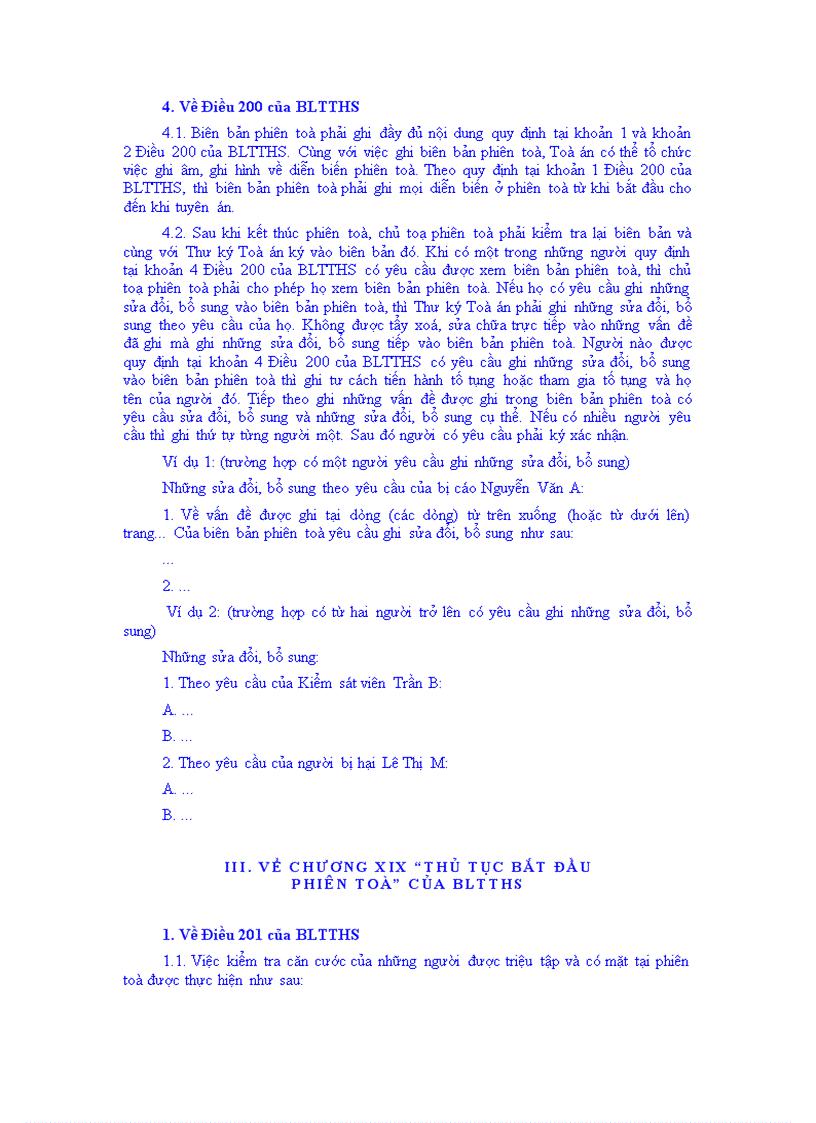 image for page Nghị quyết hướng dẫn thi hành một số quy định trong Phần thứ ba Xét xử sơ thẩm của Bộ luật Tố tụng hình sự năm 2003