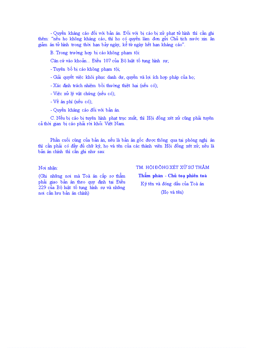 image for page Nghị quyết hướng dẫn thi hành một số quy định trong Phần thứ ba Xét xử sơ thẩm của Bộ luật Tố tụng hình sự năm 2003