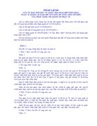 Pháp lệnh sửa đổi bổ sung một số điều của Pháp lệnh Thi hành án phạt tù