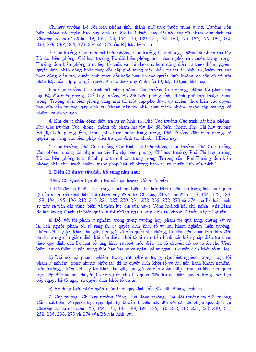 image for page Pháp lệnh sửa đổi bổ sung một số điều của pháp lệnh tổ chức điều tra hình sự