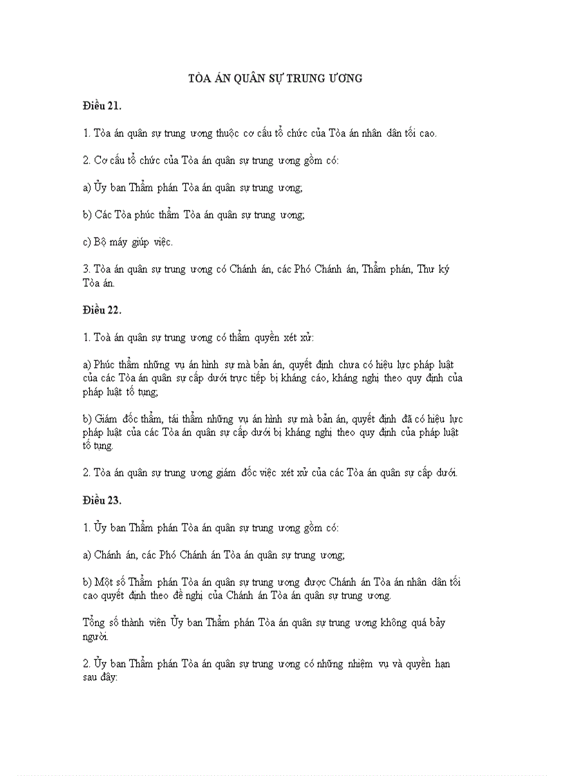 image for page PHÁP LỆNH Tổ chức Tòa án quân sự