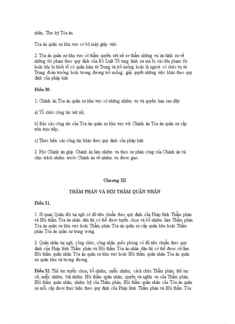 image for page PHÁP LỆNH Tổ chức Tòa án quân sự