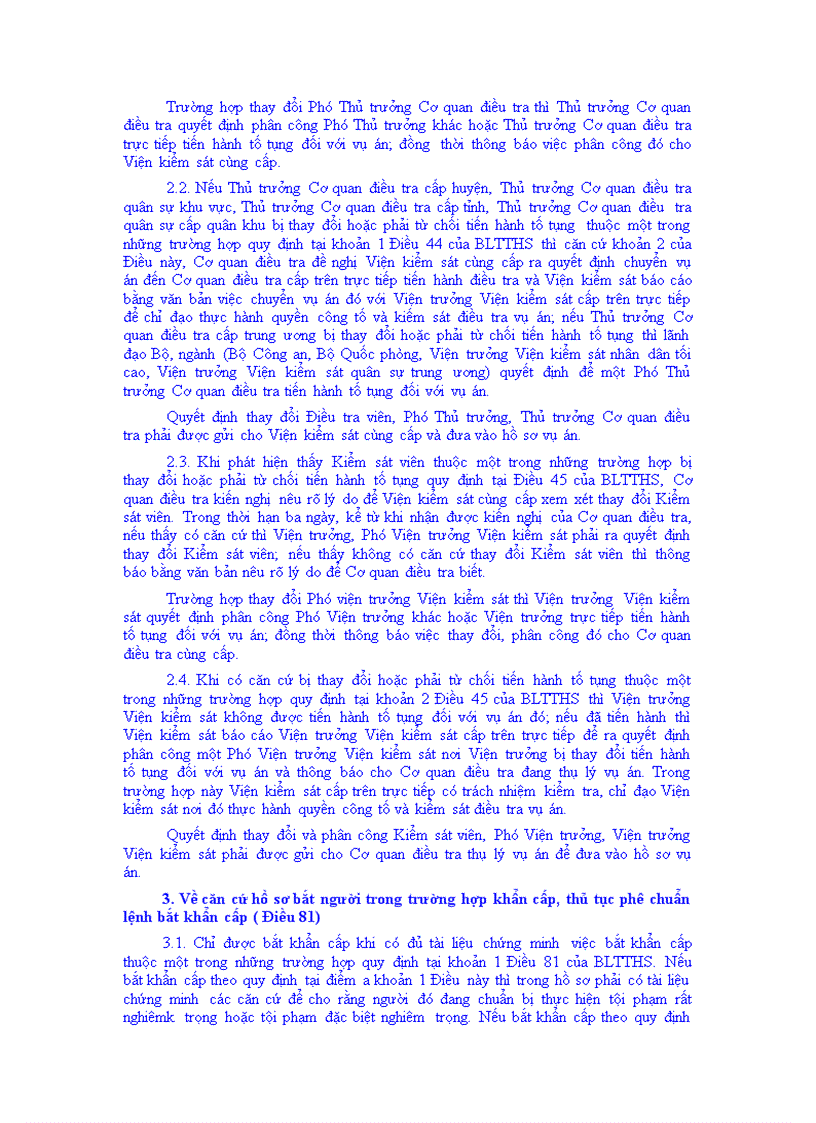 image for page Thông tư về quan hệ phối hợp giữa cơ quan điều tra và Viện Kiểm sát trong việc thực hiện một số quy định của Bộ luật Tố tụng hình sự năm 2003