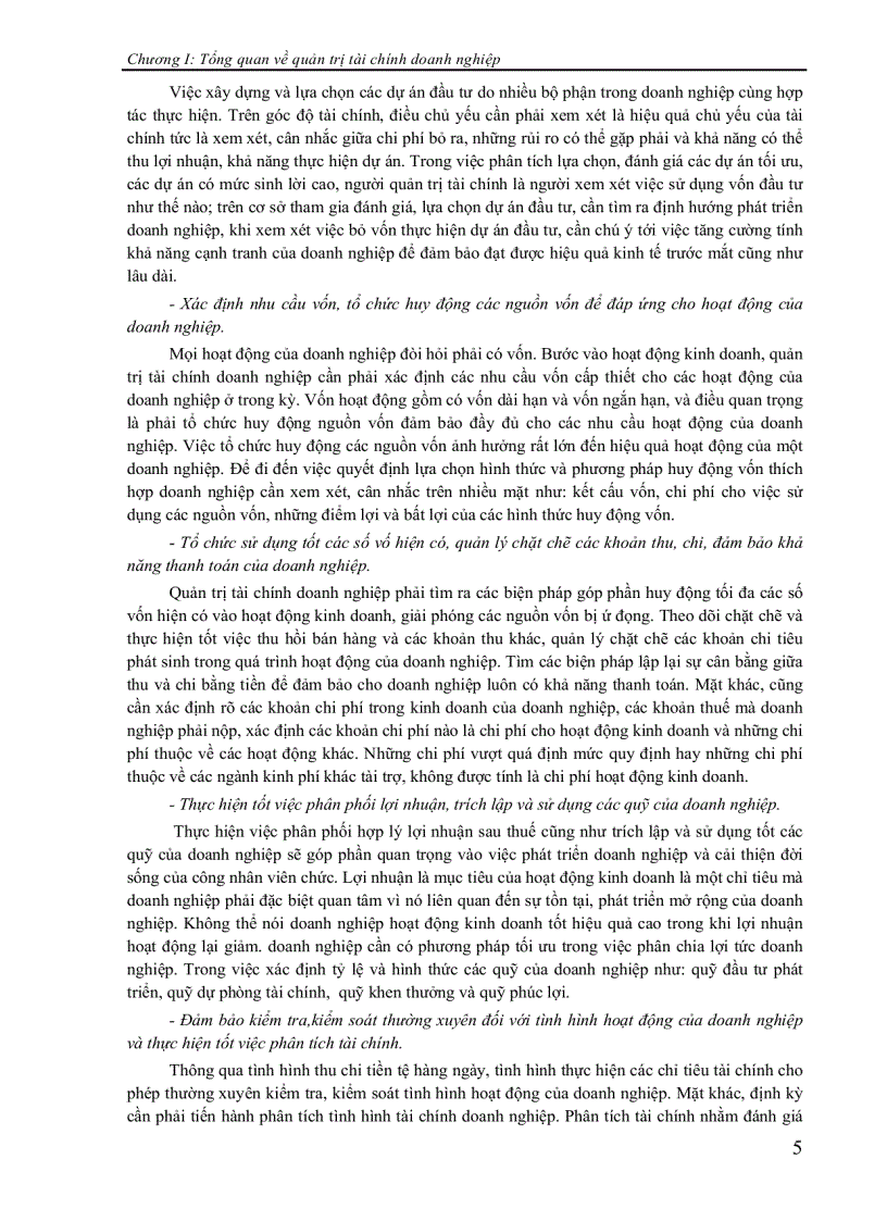 image for page Giáo trình Quản trị tài chính doanh nghiệp