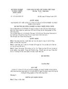 Quy chế quản lý công sở của bộ nông nghiệp và phát triển nông thôn