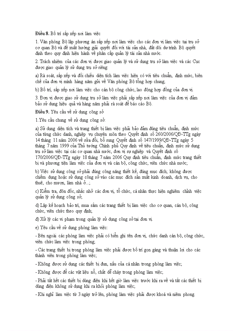 image for page Quy chế quản lý công sở của bộ nông nghiệp và phát triển nông thôn