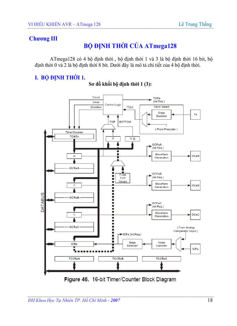 image for page VI ĐIỀU KHIỂN AVR ATmega 128 Lê Trung Thắng