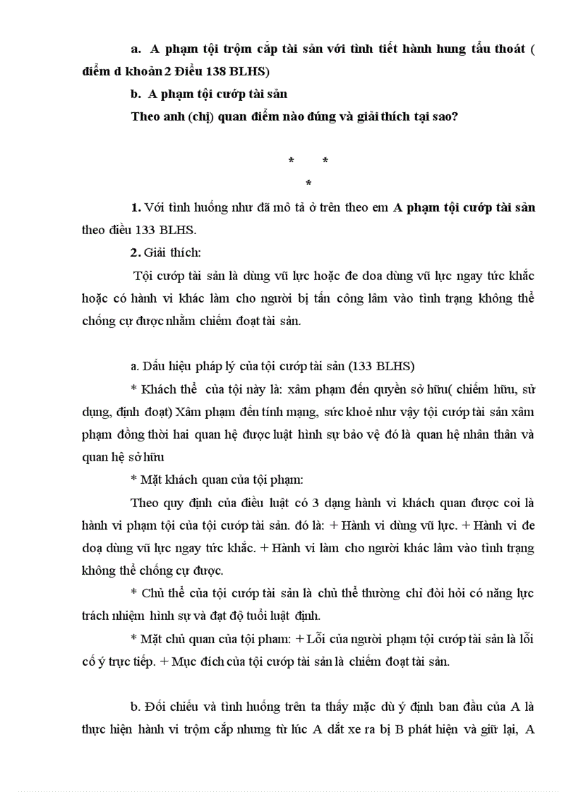 image for page Bài tập cá nhân số 2 môn luật hình sự