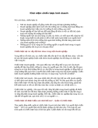 Bộ sưu tập chiến lược kinh doanh