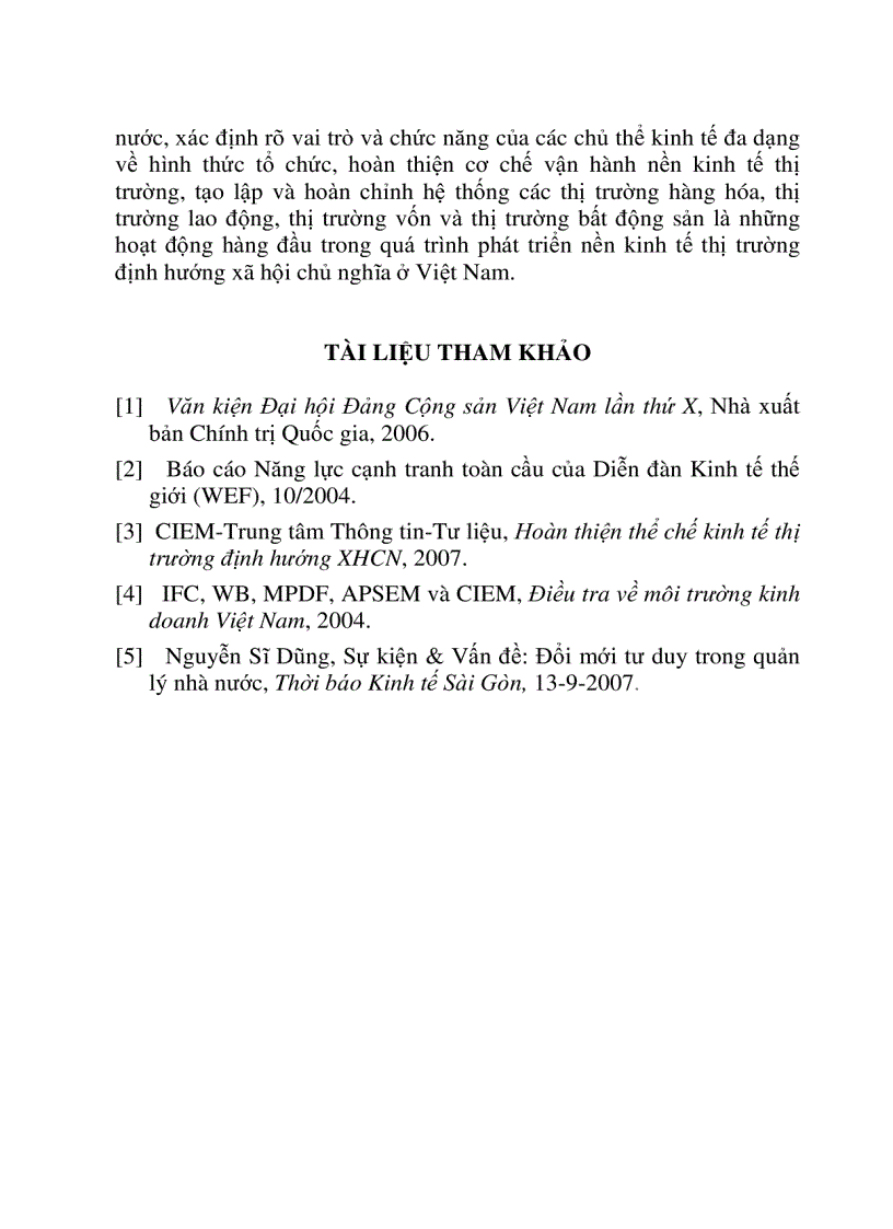 image for page Hoàn thiện thể chế kinh tế thị trường định hướng xã hội chủ nghĩa ở