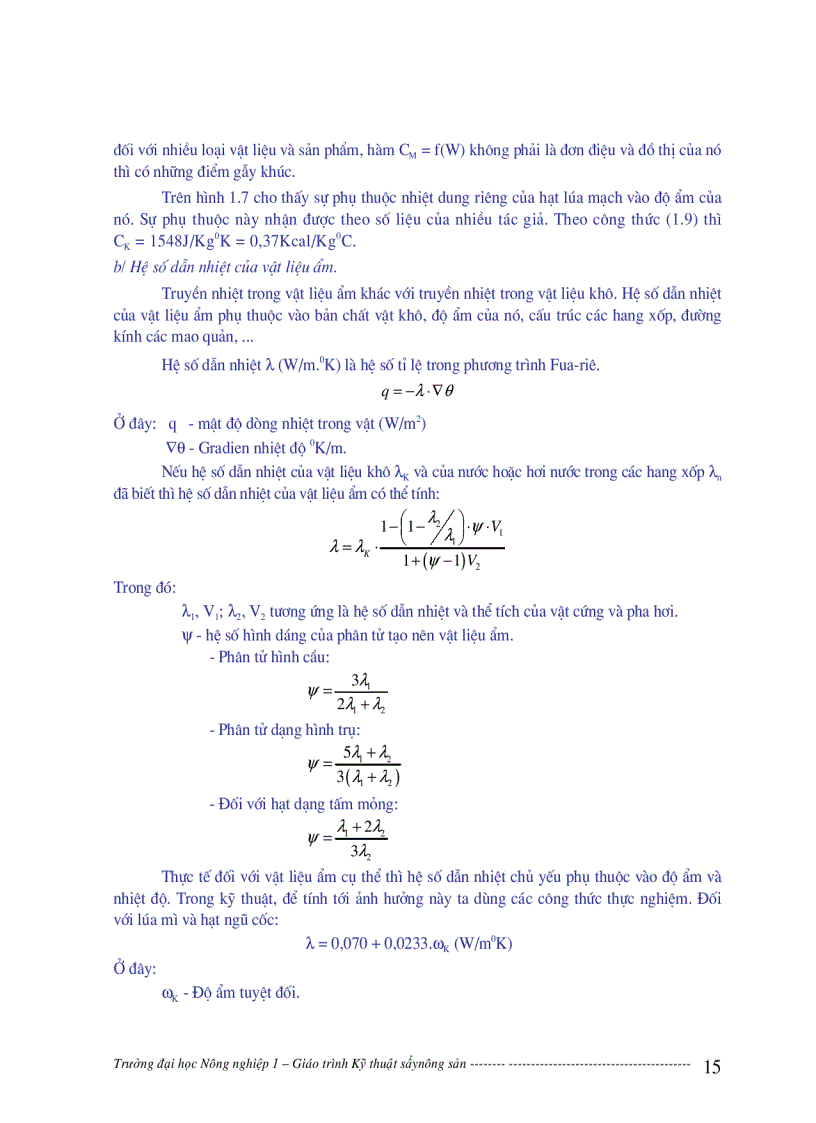 image for page Giáo trình Kỹ thuật sấy nông dản GS TS Phạm Xuân Vượng