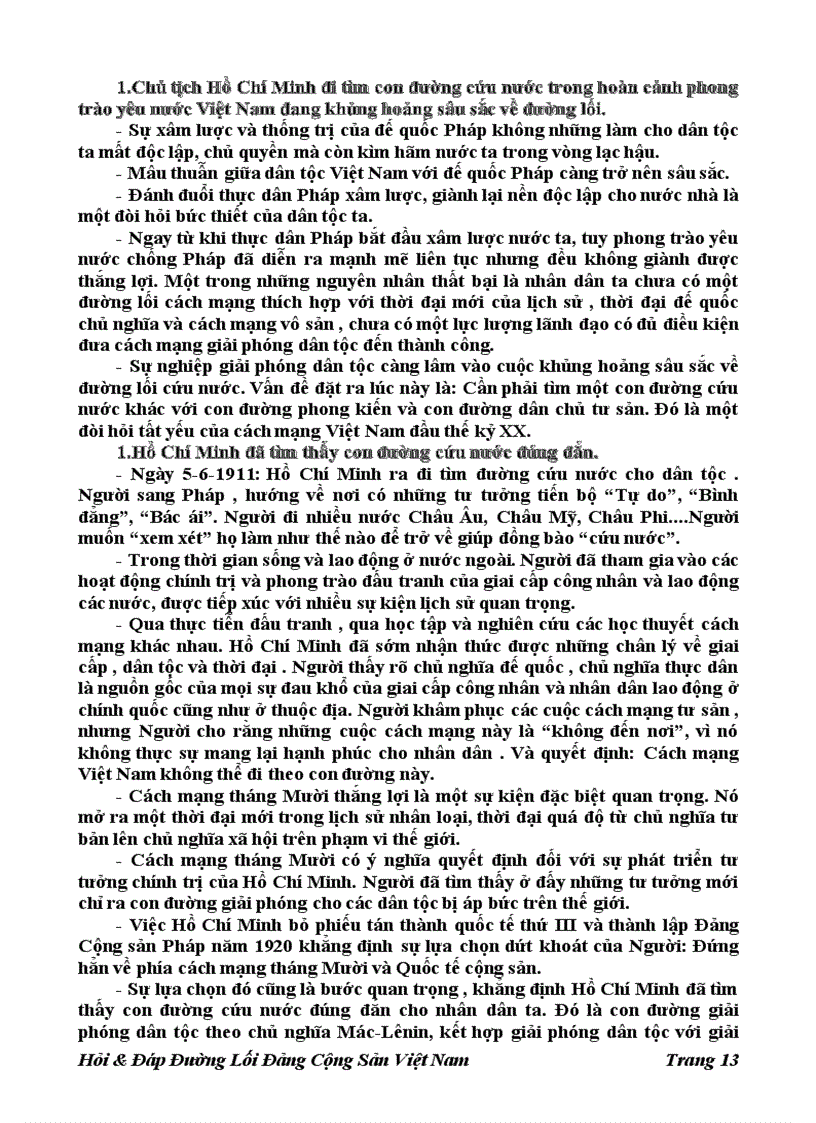 image for page 196 Câu Hỏi đáp Đường Lối Đảng Cộng Sản Việt Nam