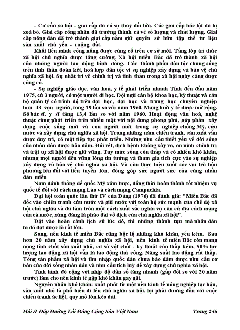 image for page 196 Câu Hỏi đáp Đường Lối Đảng Cộng Sản Việt Nam