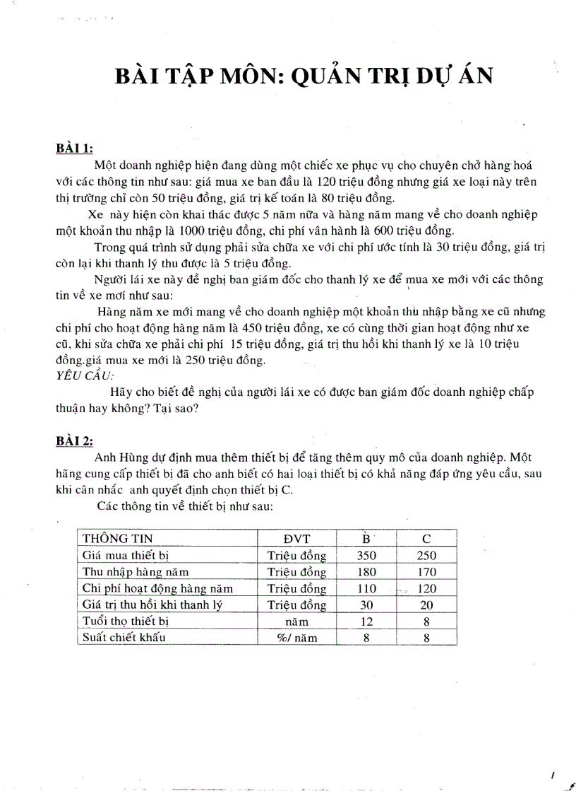image for page Bài tập môn Quản trị dự án
