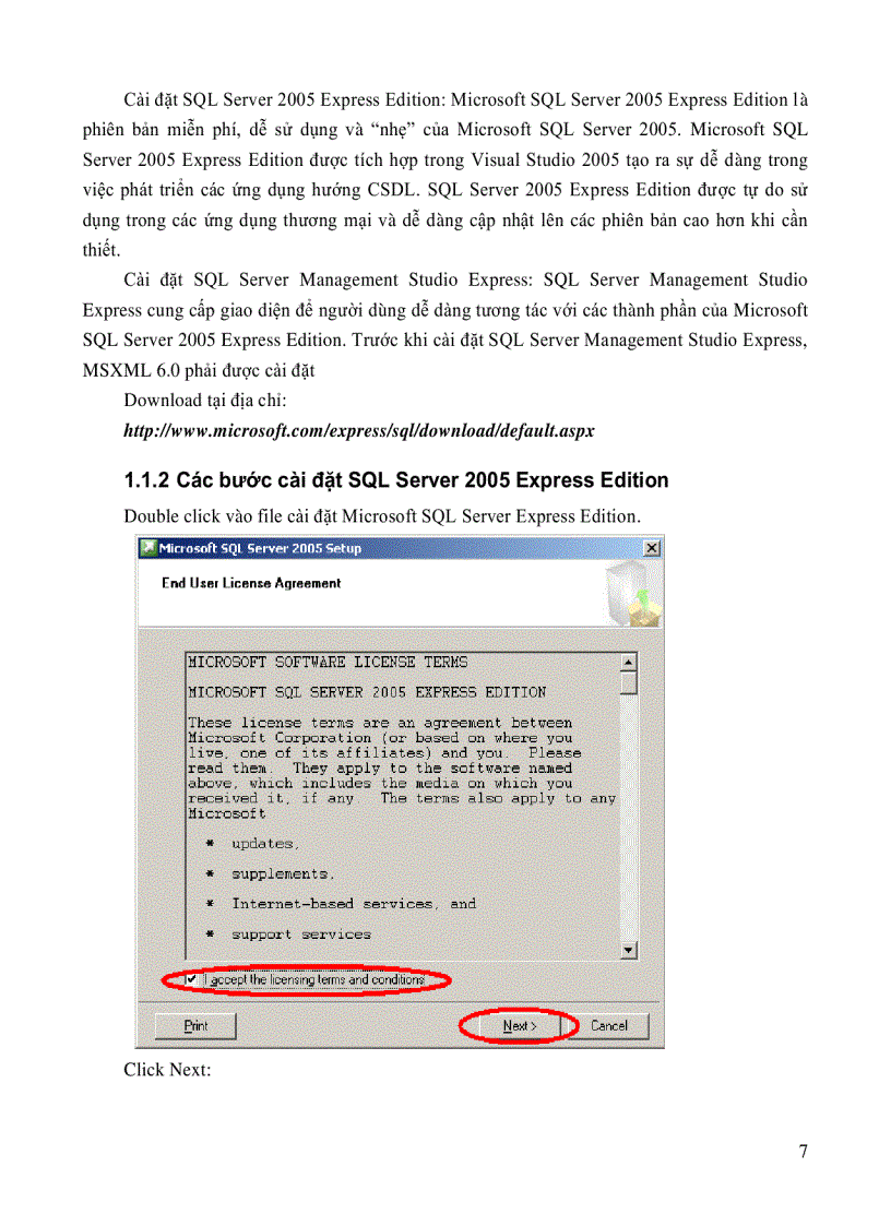 image for page Hướng dẫn sử dụng SQL Server 2005