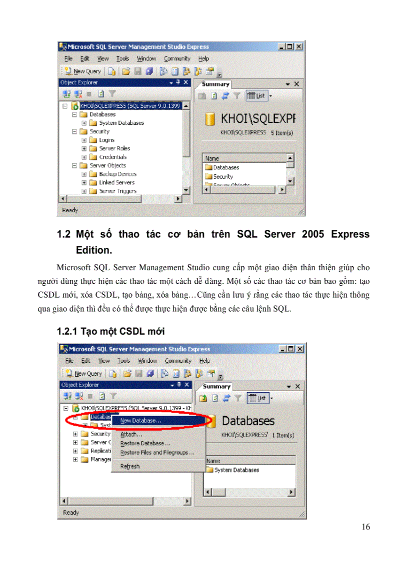 image for page Hướng dẫn sử dụng SQL Server 2005
