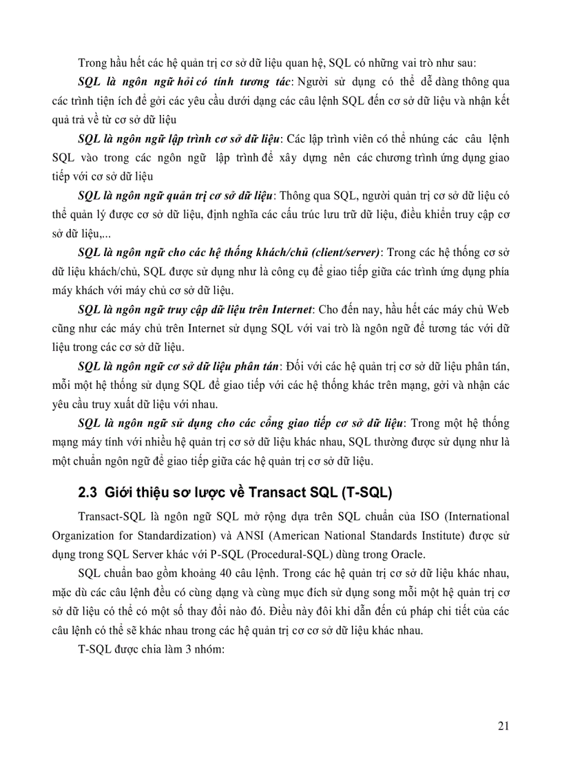 image for page Hướng dẫn sử dụng SQL Server 2005