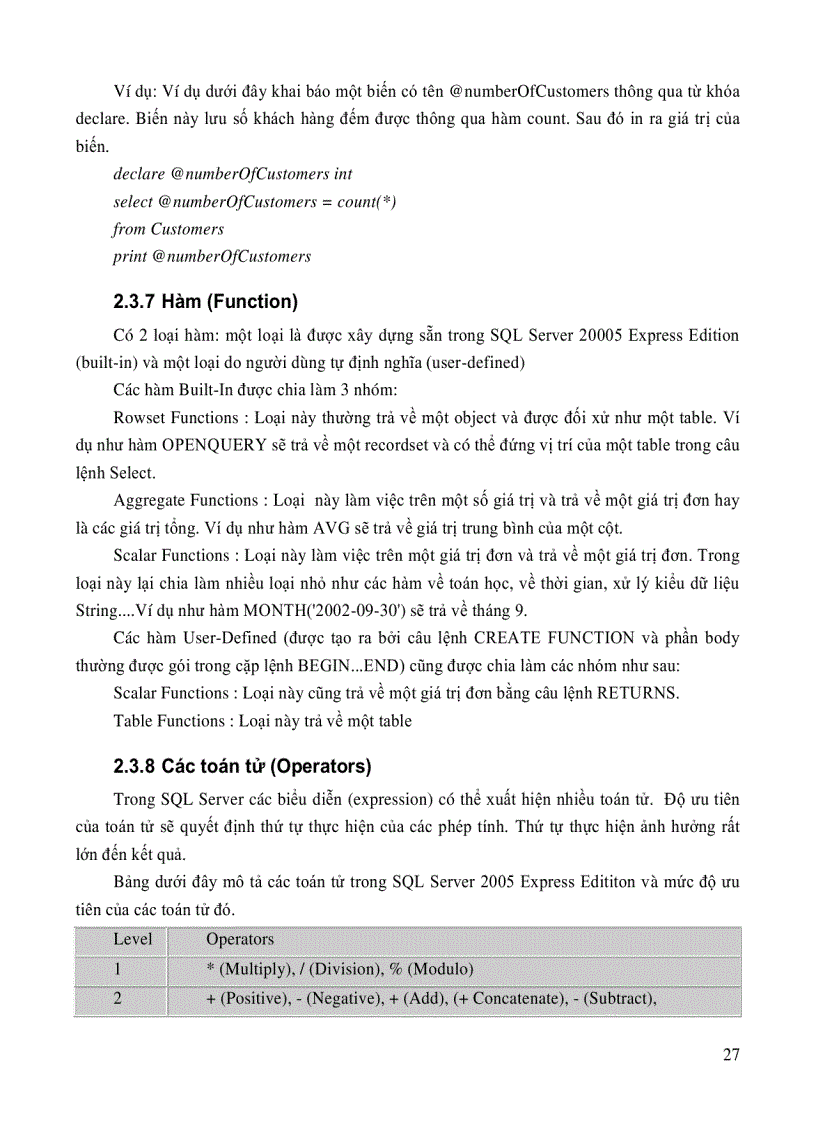 image for page Hướng dẫn sử dụng SQL Server 2005
