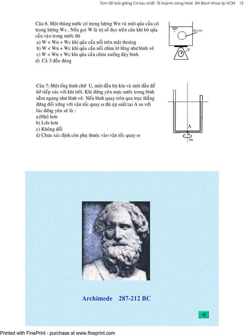 image for page Bài giảng cơ lưu chất của dhbk tphcm